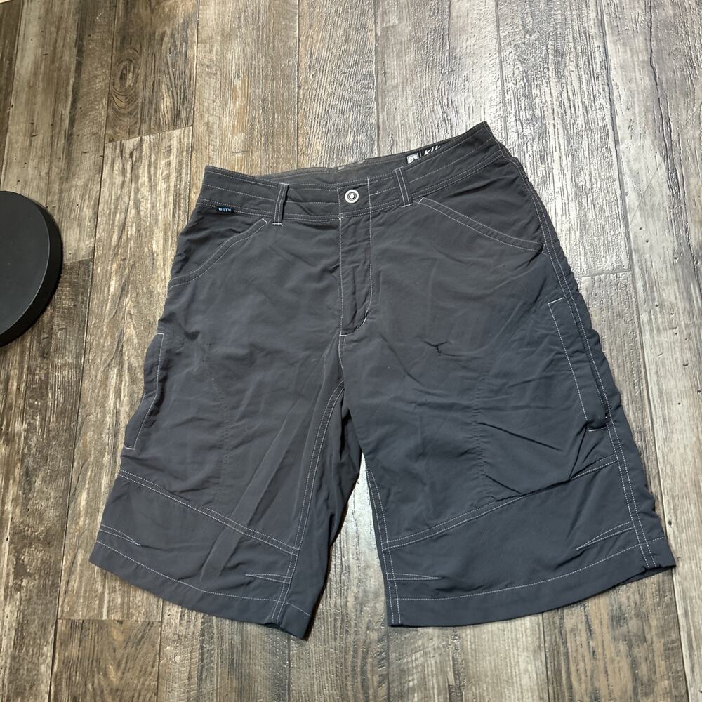Kuhl Mens Sz 33 Silencr Kargo Shorts in Carbon Gray Style 5230 Hiking